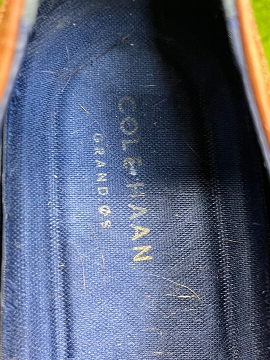 Cole Haan Grand Os Mens Size 9.5 Brown Casual Classic Cap Toe Derby Oxford Shoes main image 5